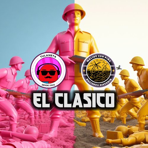 ¡MAÑANA! 

23:00 ESP

ÉL CLÁSICO contra la <a href="/Tulaneta_/">Tulaneta 🚀</a>

⚔️🍍