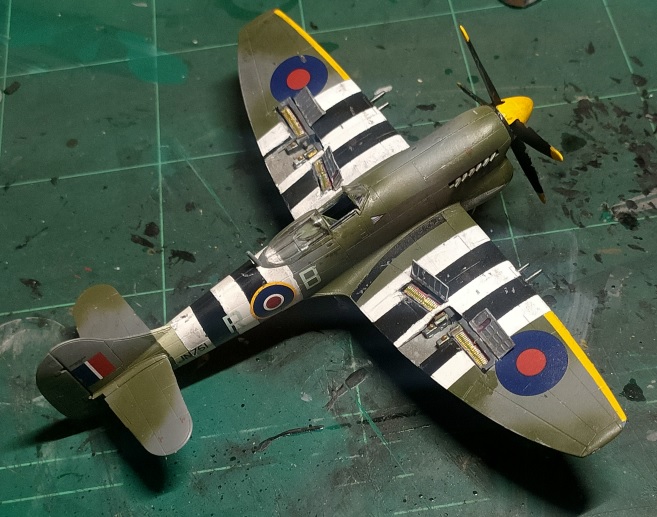 WartsNAllModels's tweet photo. The #latestbuild, #airfix #172scale #hawkertempest with #custom #gunbays. This #fighteraircraft was flown by #WingCommander Roland #beebeamont, #150wing #RAF, who became the #first #britishpilot to break the #soundbarrier. #ww2 #aircraft #scalemodel #hawker #hawkeraircraft https://t.co/SdxgO0uELC