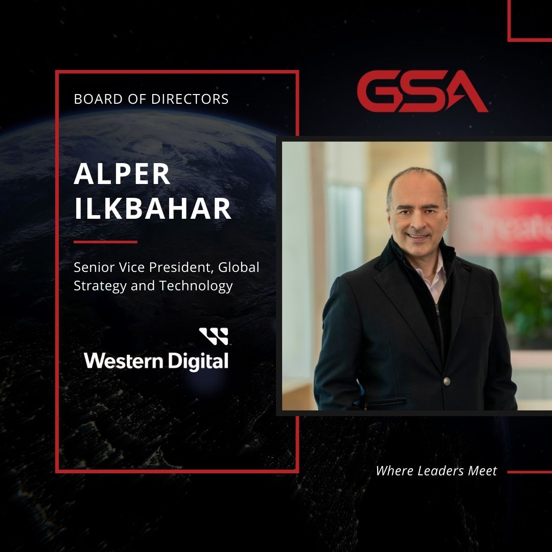 We are thrilled to announce our newest GSA Board of Directors member, Alper Ilkbahar, Senior Vice President, Global Strategy and Technology at Western Digital. Please join us in welcoming and congratulating Ilkbahar! #GSA #semiconductor #boardofdirectors