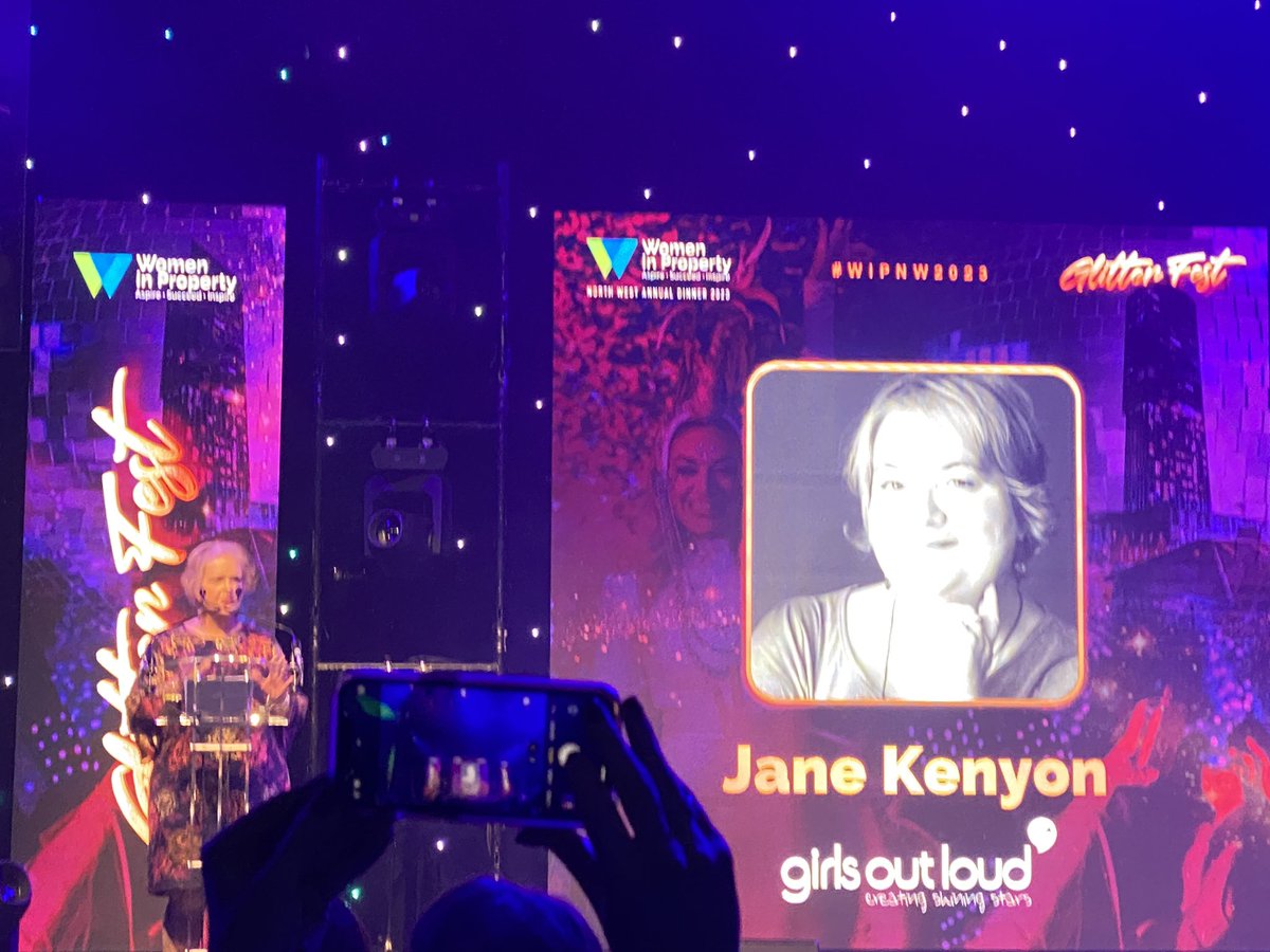🪩 Such an inspirational speech from Jane Kenyon, Founder of tonight’s #wipnw23 Annual Dinner Charity, <a href="/girlsoutloudorg/">Girls Out Loud</a> 🪩

Please help by donating to their Just Giving page created for tonight’s event: lnkd.in/ezE2H75C