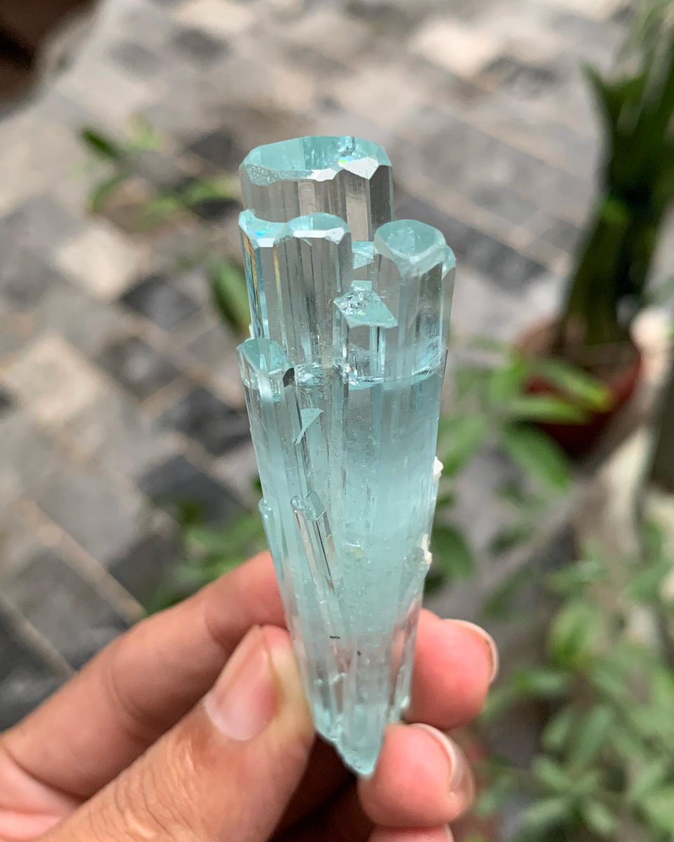 Aquamarine Cluster from Northern Area of Pakistan.

Photo: Minerals and gems Collection