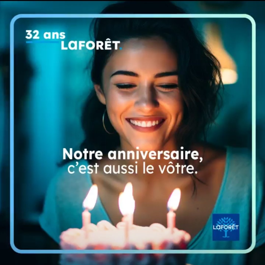 🌳🌳Laforêt fête ses 32 ans 🎂🥳

#anniversaire #laforetimmobilier #passion #confiance