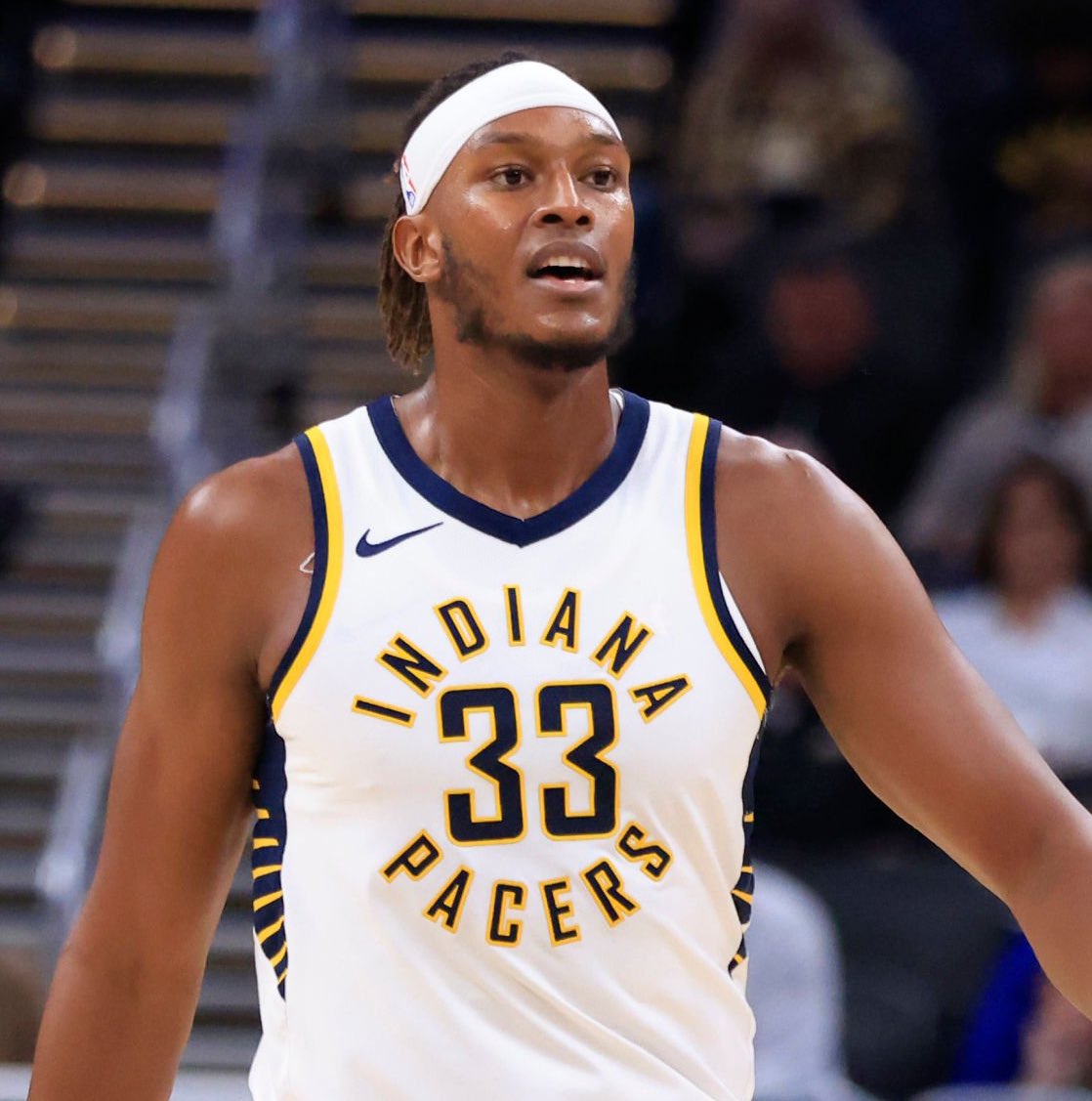 TheDunkCentral's tweet photo. “I’m a top 5 center in the league.” 👀

- Myles Turner 

(Via @fuboSports ) https://t.co/039K2fx3JW