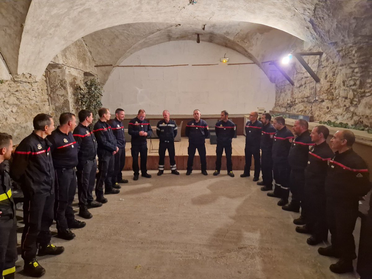 ECASCVALABRE's tweet photo. École d'application de Sécurité Civile 
Fin de formation USAR 3 en Ardèche, félicitations à l'ensemble  des stagiaires et formateurs qui ont reçus l'insigne de "Chef de section" USAR.
#SDIS #pompiersdefrance #ecasc #DGSCGC #valabre #FNSPF #usar https://t.co/7e3F2szoLN
