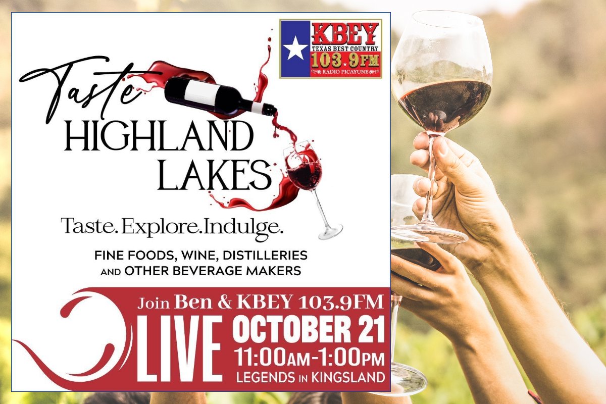 Taste the best of the Highland Lakes on Sat., Oct. 21 at Legends in Kingsland. We will broadcast live during the event. Cheers!🍺 #tastehighlandlakes