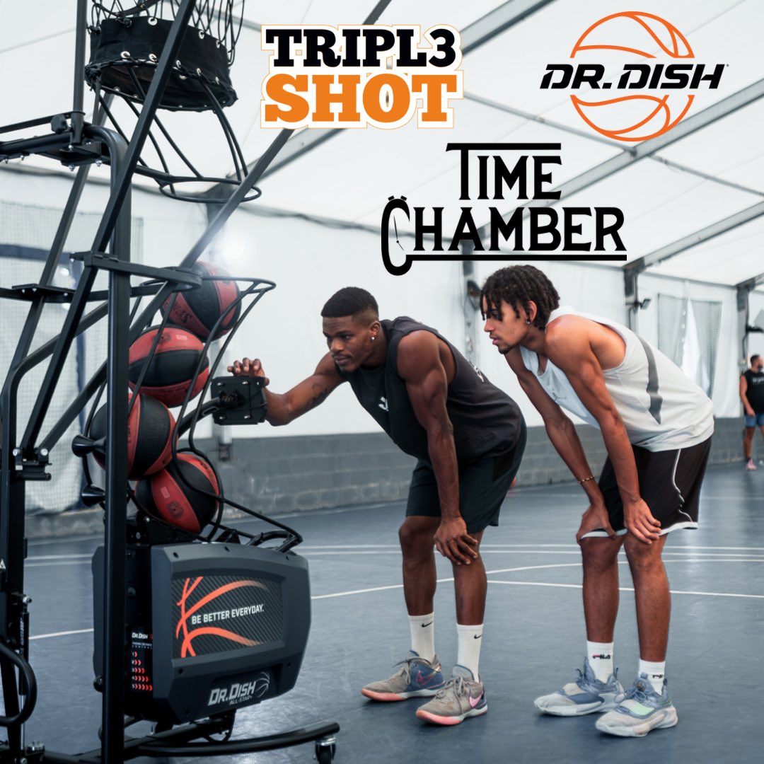 ShotTripl3's tweet photo. 🏹 SHOOTING SESION en TIME CHAMBER. Kinte Keita y la nueva Dr. Dish All Star +. 

#tripl3shot #basketball #baloncesto #drdish #bebettereveryday @drdishbball @Spalding https://t.co/sqfZEJGv8s