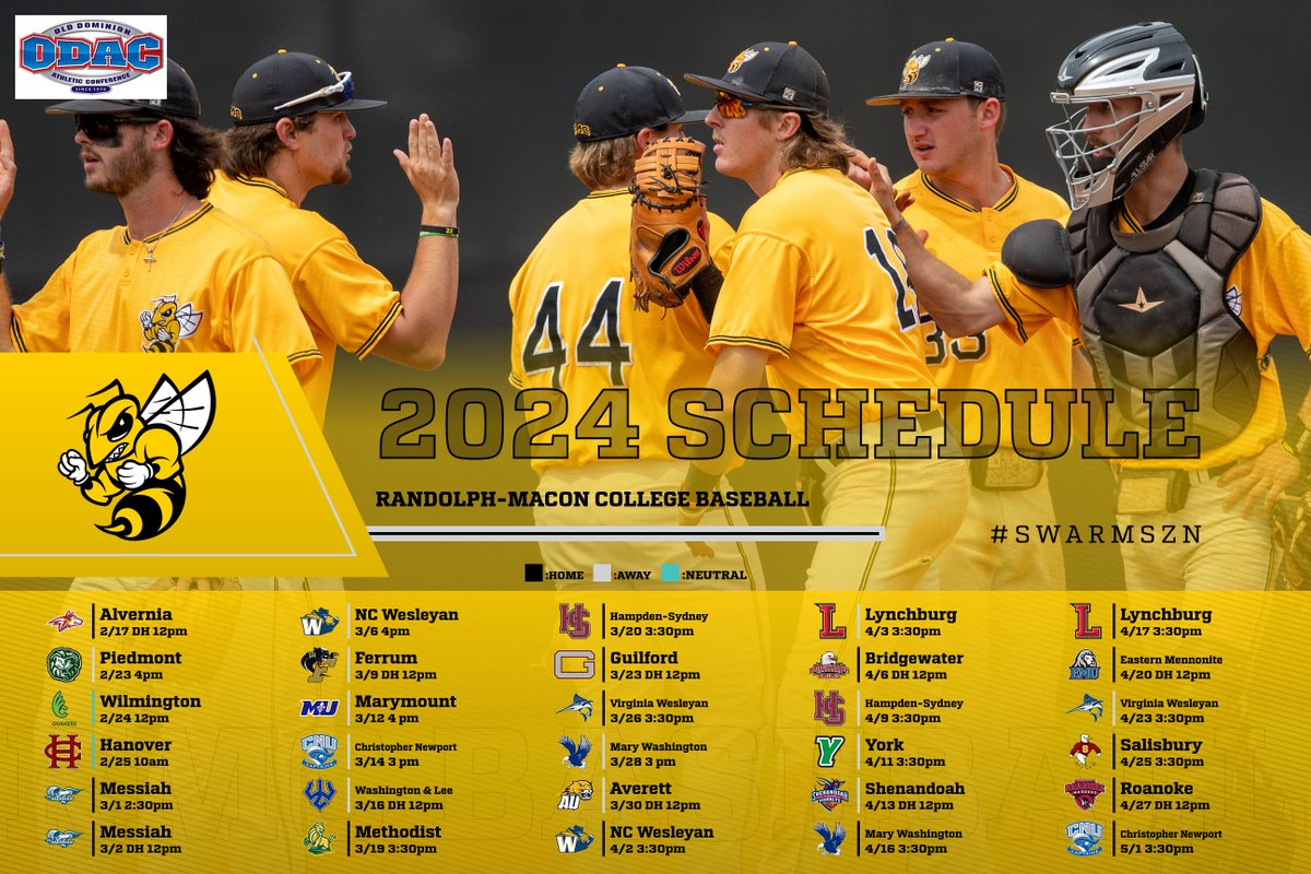 Demanding schedule awaits @RMCJackets in 2024. #SWARMSZN rmcathletics.com/news/2023/10/1…