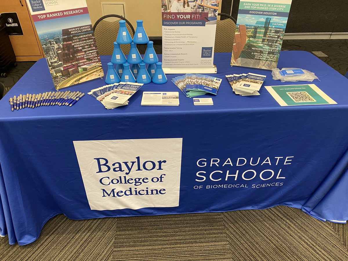 The GSBS is back at it again in the Sunshine State @UCF for the Academic Advancement Programs Graduate School Fair! @bcmhouston @BCM_GradDiverse @BCM_SMART