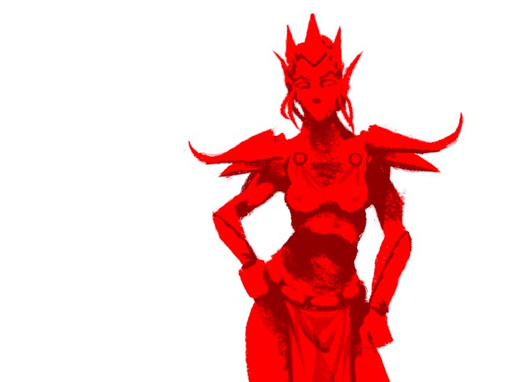 TavrasArt's tweet photo. Almalexia since we’re rolling with the #ALMSIVI https://t.co/W2SgdD8jPb
