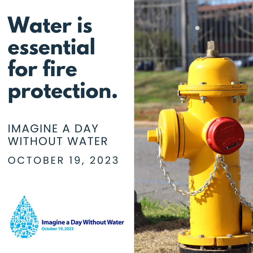 Water is essential for fire protection. Our products contribute to public health through clean water and to public safety through fire protection.  #ImagineADayWithoutWater #ValueWater #USMFG