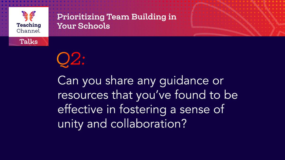 DrBradJohnson's tweet image. See Q2 below - #TeachingChannelTalks