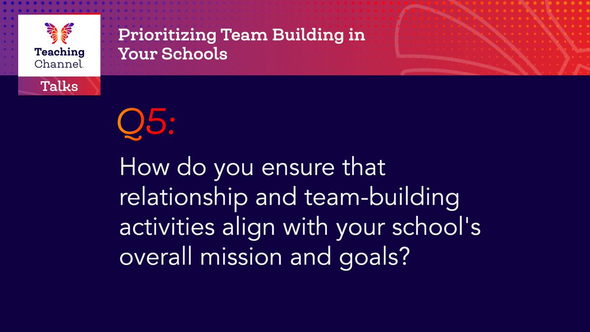 DrBradJohnson's tweet image. On to Q5 - #TeachingChannelTalks