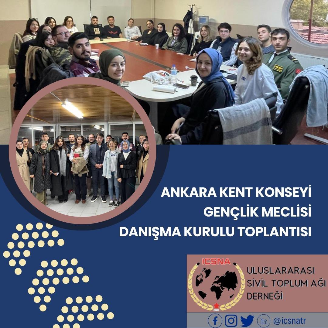 icsnatr's tweet photo. Ankara Kent Konseyi Gençlik Meclisi’nin oluşturmuş olduğu Danışma Kurulu’nda yer almaya başladık. İlk toplantımızı gerçekleştirdik ve gelecek planlarımızı yaptık.
#ICSNA #GençlikMeclisi #DanışmaKurulu https://t.co/PrmWCDFitF
