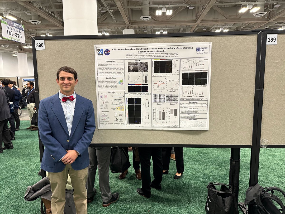 PainResearchUML's tweet photo. We would like to congratulate our lab members, Neal, Rasha, Alex, and Mauricio, for their excellent presentations on their research at BMES 2023, Seattle!
#BMES2023 @BiomedicalUml @UMLResearch @NIHendaddiction https://t.co/vI1N00H2OJ
