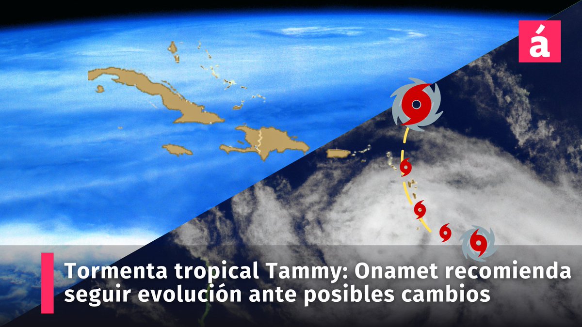 acentodiario's tweet image. En este enlace los detalles del informe de la #Onamet sobre la tormenta tropical #Tammy y el #estadodeltiempo para hoy #viernes:
acentotv.acento.com.do/atv-directo/to…