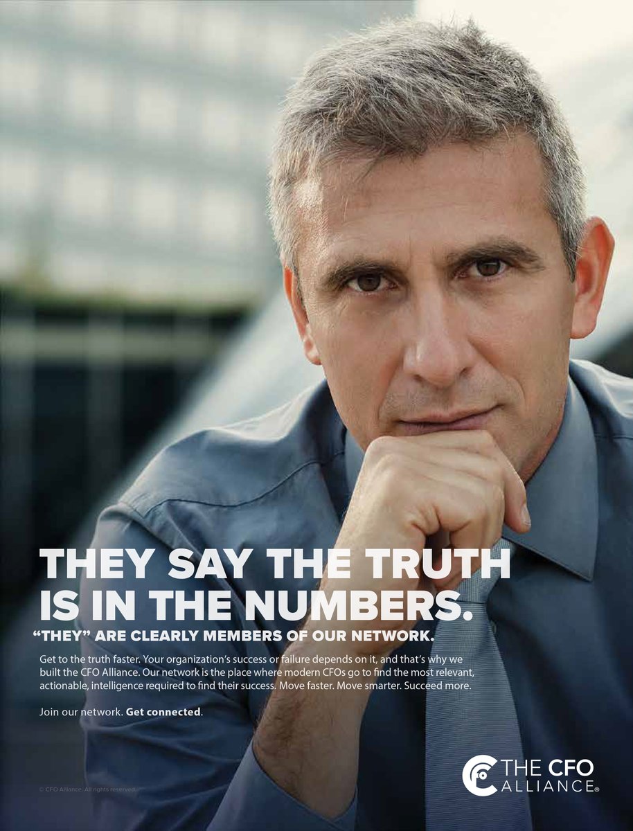Tap into the power of The CFO Alliance and be a better storyteller! Our Members look to us for help mastering the skill of using numbers to tell their story. Join our peer network for your personal and professional development: hubs.ly/Q025NVc30