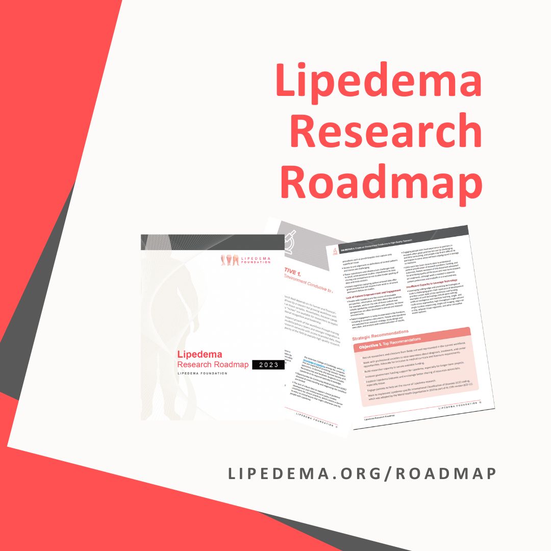 This just in! The Lipedema Research Roadmap – dedicated to advancing Lipedema research and understanding - is officially HERE!

The roadmap incorporates input, suggestions, and comments from more than 60 global stakeholders.

📲 Download the Roadmap today: bit.ly/46EYtpo