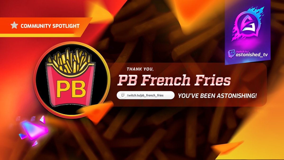 🚨 Community Shout-Out! 🚨

Huge thank you to <a href="/pbfrenchfries/">PB French Fries 🍟</a> for your continued support! We appreciate you more than you know 💜 🫡
#astonished