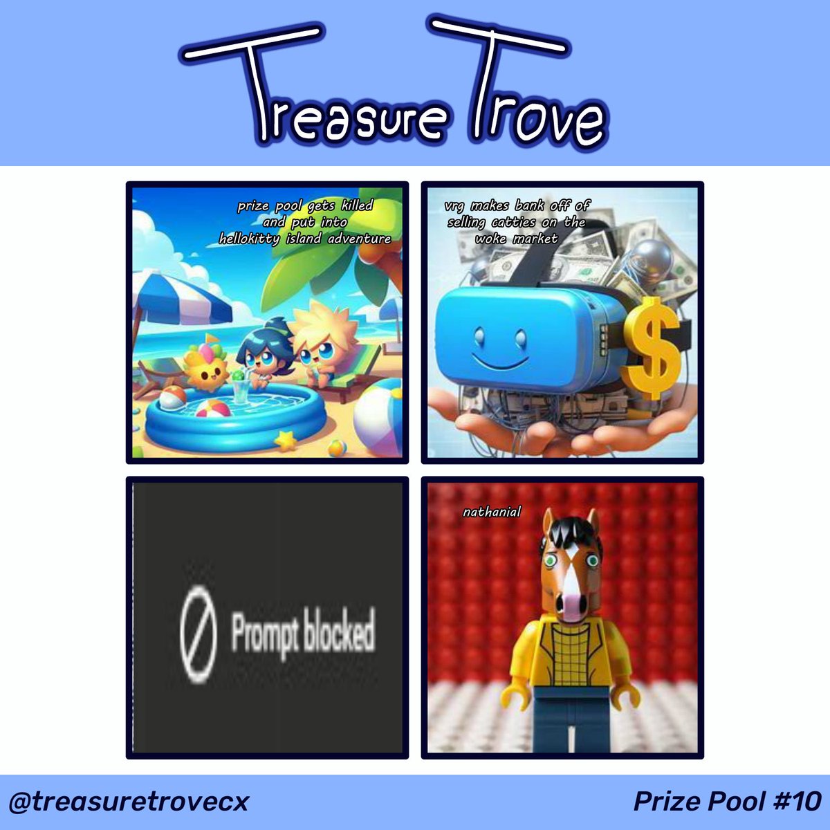 treasuretrovecx's tweet photo. Treasure Trove Comic #10 - AI Predictions https://t.co/H2E5sCLkt8