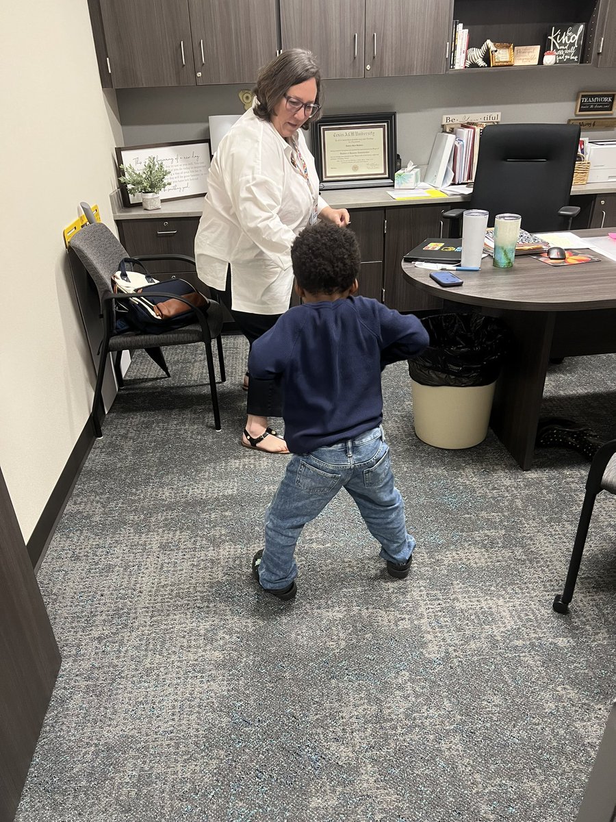 Our dancing AP is back at it today.  The student made good choices today and was rewarded with a dance party with the Ms. Walker. Love our staff!!  <a href="/OLE_Leopards/">Leonard Elementary</a> <a href="/walker_kathi/">Kathi Walker</a>