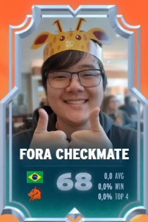 checkmatetft's tweet image. EU SOU UM BAGRE LESGO!
#ProLegends
#TFTnaToddyTV