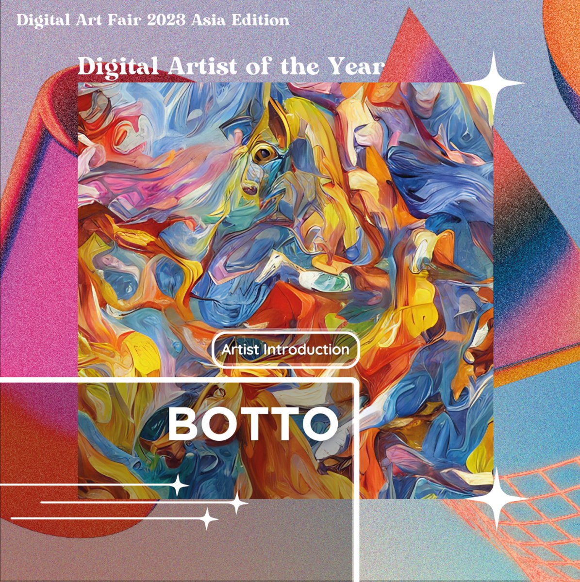 We are incredibly honored that our decentralized autonomous artist, Botto, has been named "Digital Artist of the Year" by the <a href="/DigitalArtFair/">Digital Art Fair</a> along side fellow AI artist <a href="/clairesilver/"></a>!
