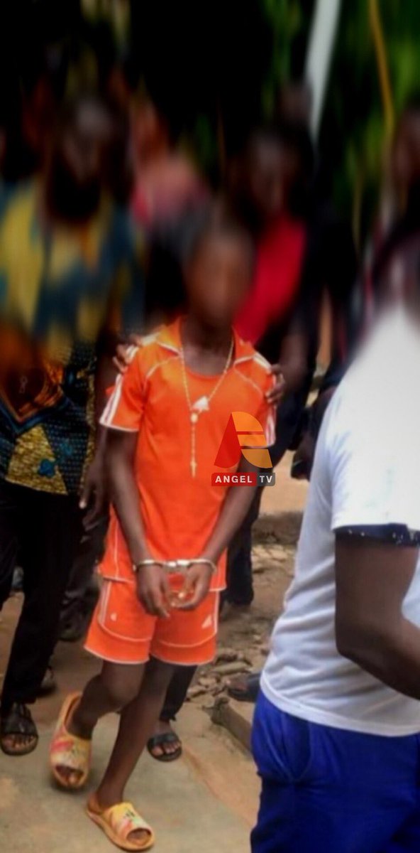 SIKAOFFICIAL1's tweet photo. Clifford, the 15-year-old boy who murdered his grandmother and hid her body in a tub behind her house  at Gonasua in the Bono Region, for allegedly refusing to give him some money he requested, has revealed that he planned the murder with a friend of his who is also 15 years old, in order to remove her intestines and vagina for money rituals so that they’ll  buy a car.
