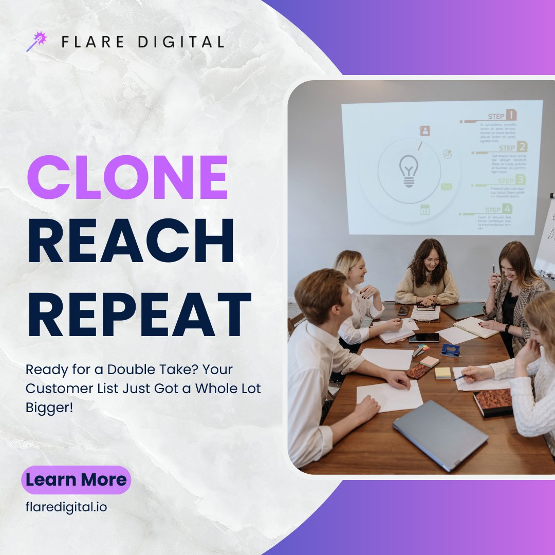 tryflaredigital's tweet photo. Clone your best customers with Facebook's Custom &amp; Lookalike Audiences! 🎯 Achieve precise targeting &amp; discover untapped markets. 💡 Pro Tip: Combine with detailed targeting for hyper-focused #ads. 🤝 Master audience creation with us! #CustomerInsights #FacebookAudiences https://t.co/IcfIYuUioX