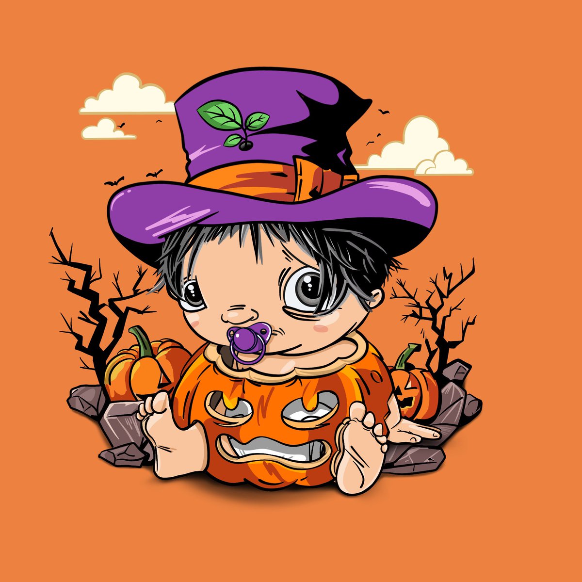 Ge Fam! Tomorrow at 3.30 pm ita time I will list this 2 new gems Halloween themed, be ready!
#nft #nftart #NFTartists #NFTCommunity #NFTsales #Halloween #sjg #NFTArts #opensea #polygon