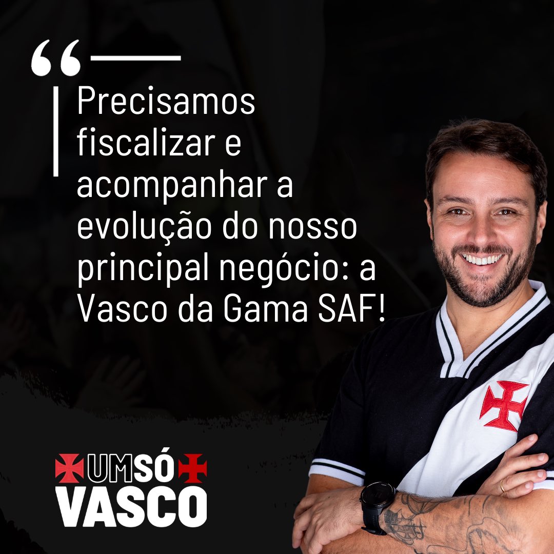 umsovasco's tweet photo. UM VASCO MAIS RENTÁVEL!

Precisamos entender como funciona, hoje, o CR Vasco da Gama e projetar a sua existência como um Clube Associativo e acionista de uma SAF.

Vivemos um momento crucial. É essencial organizar as finanças do Clube Associativo e buscar novas fontes de receita. https://t.co/WkgRsZLVYt