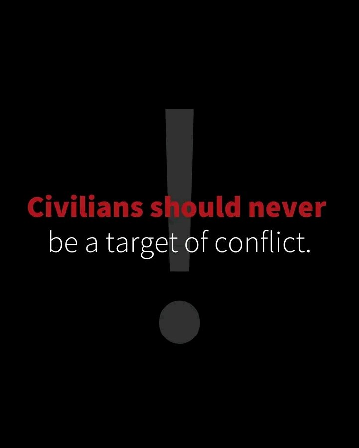 chechebis's tweet image. Civilians should not be targets to a conflict