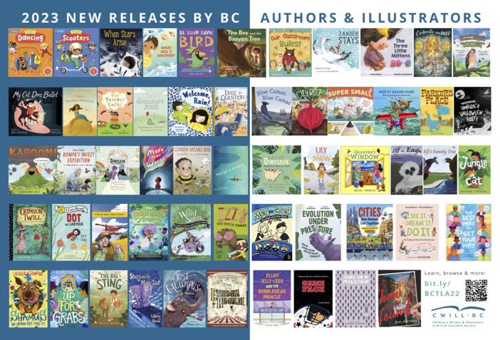 Meet @EmilySeoWrites @OneEarthBook @MelanieJackson @kuljinderwrites @ginamcmurchy @redbluestories &more! Drop by for free bookmarks, postcards & your chance to win, get books signed &browse 50+ display copies of BC created new & recent kids’ books! Bit.ly/BCTLA22 (🧵3/3)