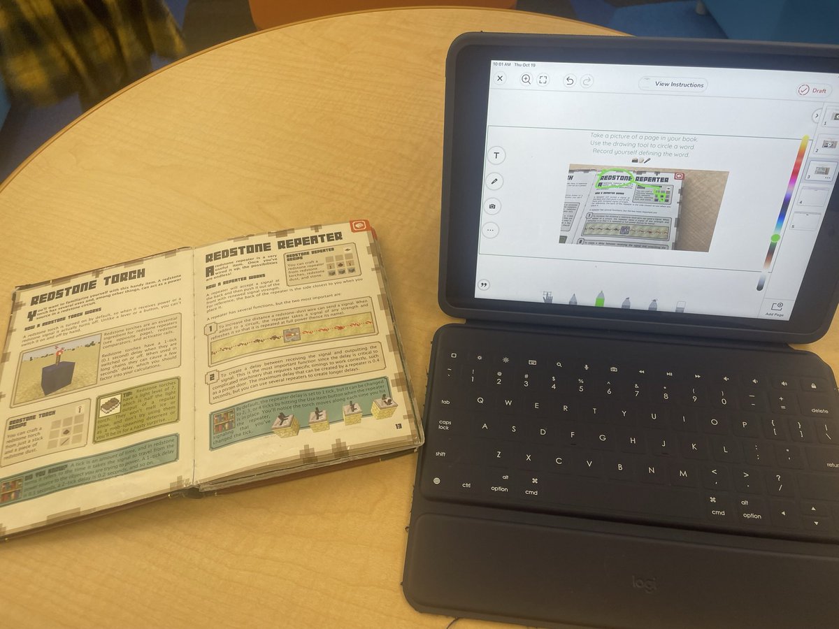 AndreaSchaber's tweet image. Our #WOschool bookworms exploring ways they can utilize technology to support their preferred active reading habits! #TechLiteracy #WeAreChappaqua 📲🏃📖