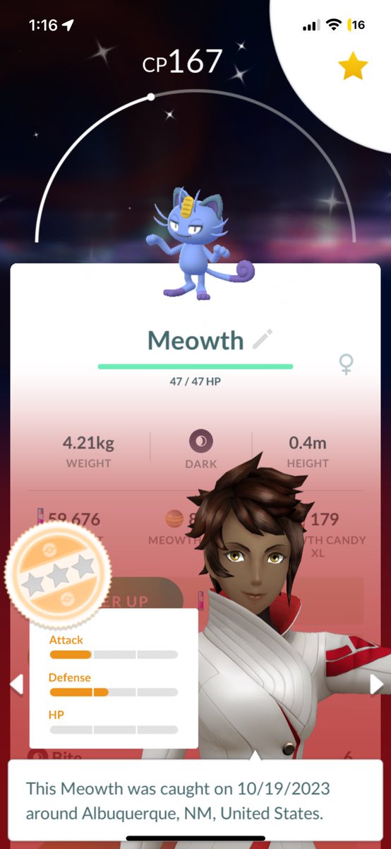 Ktee_baybee's tweet photo. I Go Plus+’d my first shiny today at Walmart!!! My first ✨Shiny Galarian Meowth✨ Soo cute!!! 
#ShinyCheck #PokemonGo #ShinyMeowth #PokemonGoPlusPlus #GoPlus #AutoCatcher https://t.co/COKdYjDrz1