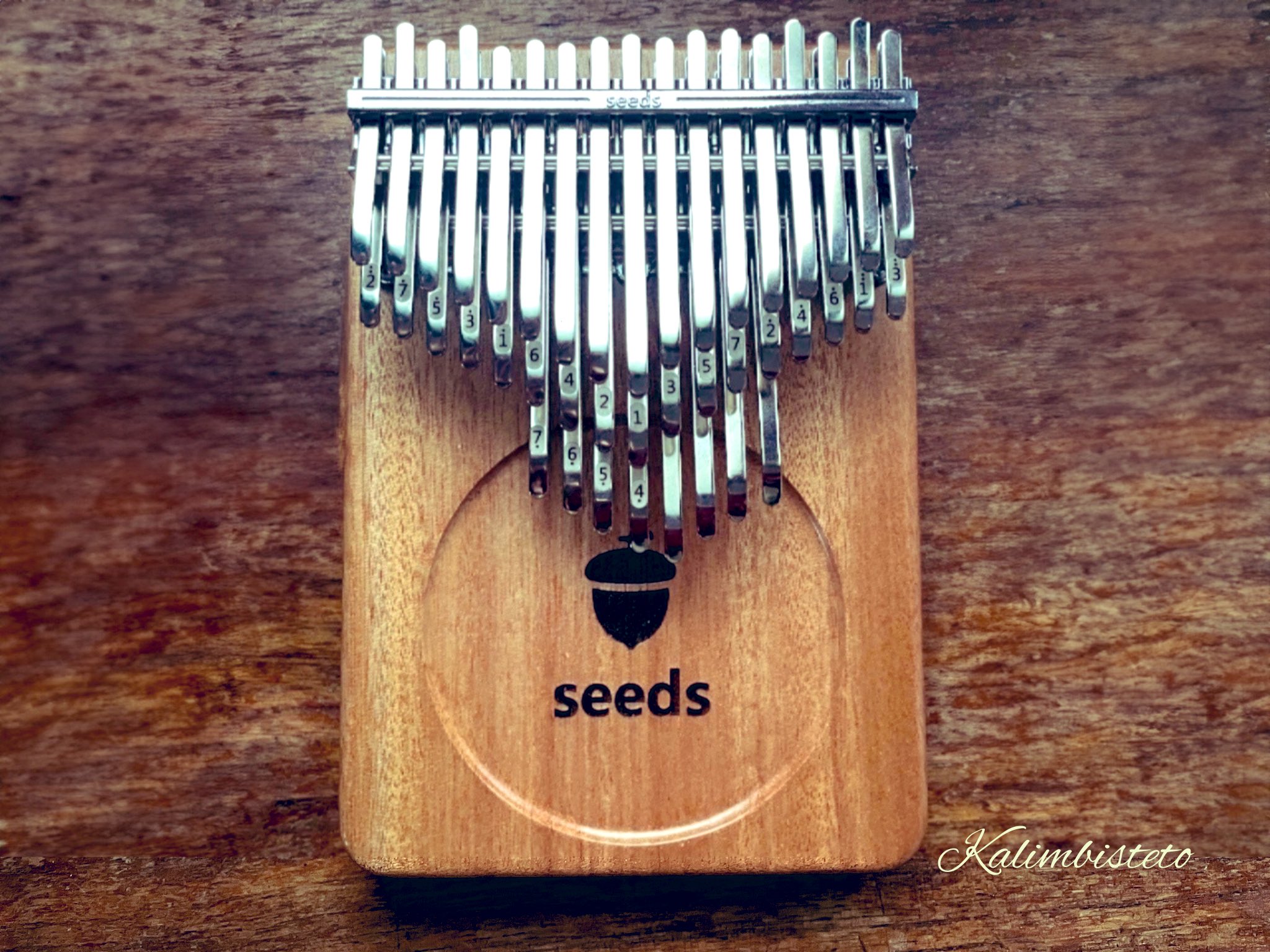 Seeds Kalimba 41 Keys Chromatic 3 Layer Thumb Piano Keyboards Pisces Plus  Mbira Solid Wood Gift Musical Instruments dexinor