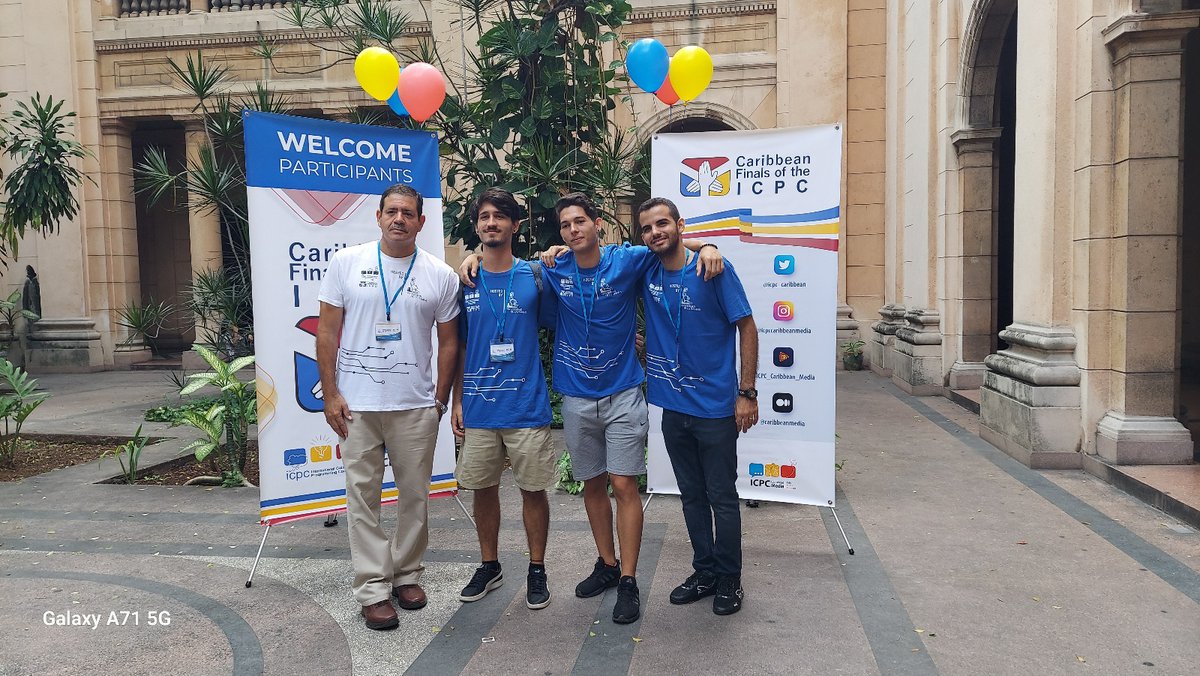 UdeLaHabana's tweet image. Nuestros equipos son: UH Top, MatCombinator, UH-Random, DP/DT, UH-eureka, Flaming Tomatoes, Homelandik, UH AstroCodex y Dynamic CHYP.
#295UH #ICPC2023