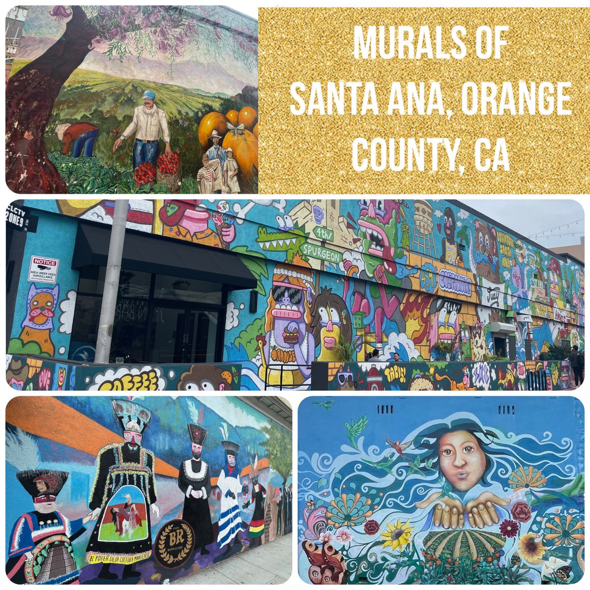 Had a lovely morning seeing all of the #communitymurals on an #ArtWalkingTour in #SantaAna #california with #AliciaRojas one of #TravelSantaAna’s #signatureartist and director of #santaanacommunityartistcoalition #orangecounty #visitcalifornia #RoadTestingTheWorld
#ThePackedBag