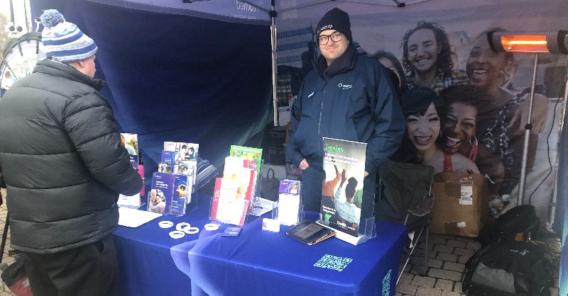 ComEd's tweet photo. In honor of #NationalDisabilityEmploymentAwarenessMonth, we'd like to recognize @podmandan who doubles as a ComEd Energy Force Ambassador and produces a weekly podcast that seeks to create a better understanding of inclusion for people with disabilities. Check it out below! 👇