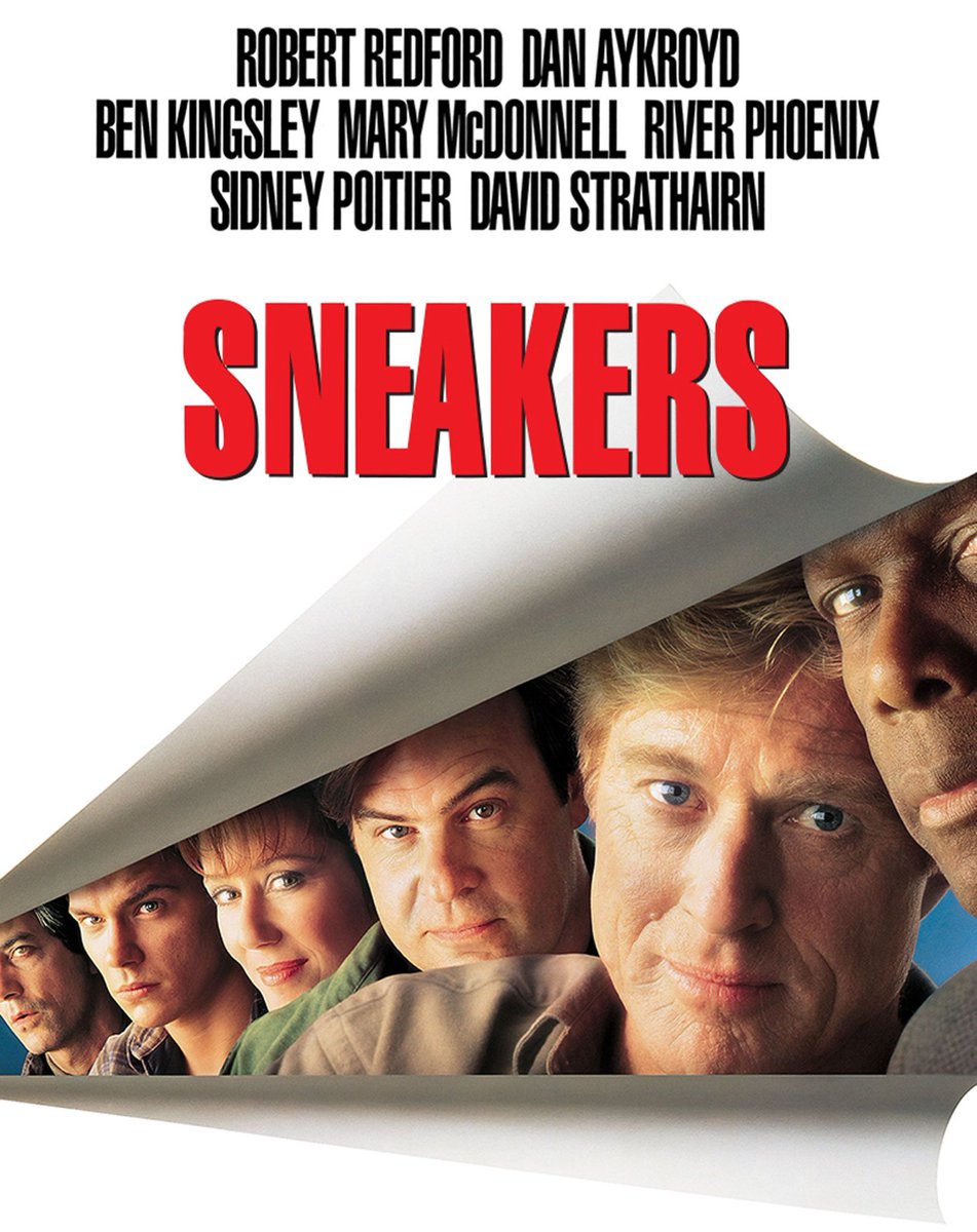 ShatTheMovies's tweet photo. "Sneakers" is to Dick Ebert as "Hackers" is to Gene Lyons. This 1992 thriller doesn't have flashy graphics, funky fashions or a techno soundtrack—but it does has Ben Kingsley, Sidney Poitier, Dan Aykroyd and Robert Redford. In loafers. https://t.co/HmuXk2pQFi