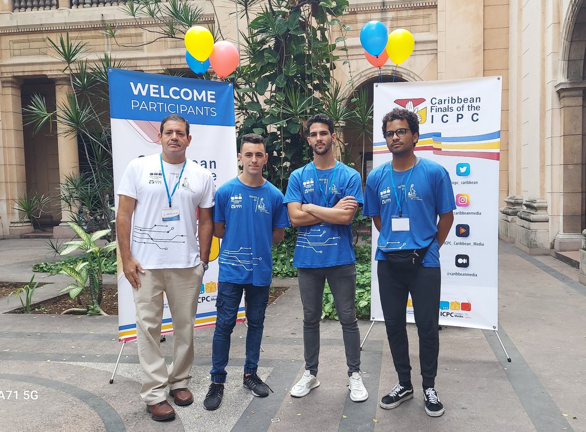 UdeLaHabana's tweet image. Nuestros equipos son: UH Top, MatCombinator, UH-Random, DP/DT, UH-eureka, Flaming Tomatoes, Homelandik, UH AstroCodex y Dynamic CHYP.
#295UH #ICPC2023