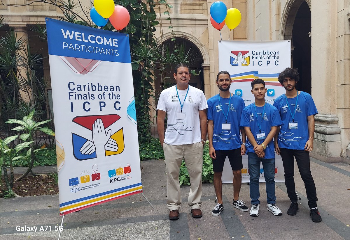 UdeLaHabana's tweet image. Nuestros equipos son: UH Top, MatCombinator, UH-Random, DP/DT, UH-eureka, Flaming Tomatoes, Homelandik, UH AstroCodex y Dynamic CHYP.
#295UH #ICPC2023
