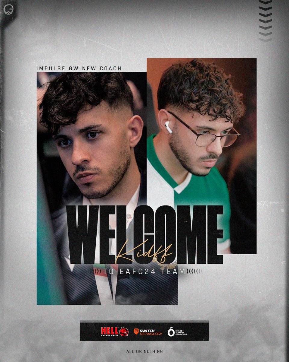 𝗪𝗲𝗹𝗰𝗼𝗺𝗲 𝗞𝗶𝗱𝗳𝗳 🔥

O <a href="/kidff_/">Filipe Ferreira</a> completa a dupla de treinadores que vão comandar a nossa equipa de <a href="/EASPORTSFC/">EA SPORTS FC</a> 😎

#IGW #AllOrNothing