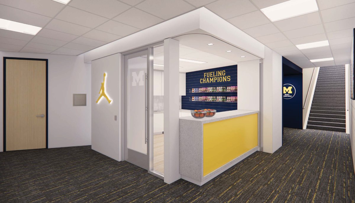 Getting some new digs! The Board of Regents approved a locker room renovation in the William Davidson Player Development Center, which will be completed by Fall 2024 More: myumi.ch/VMm93 #GoBlue
