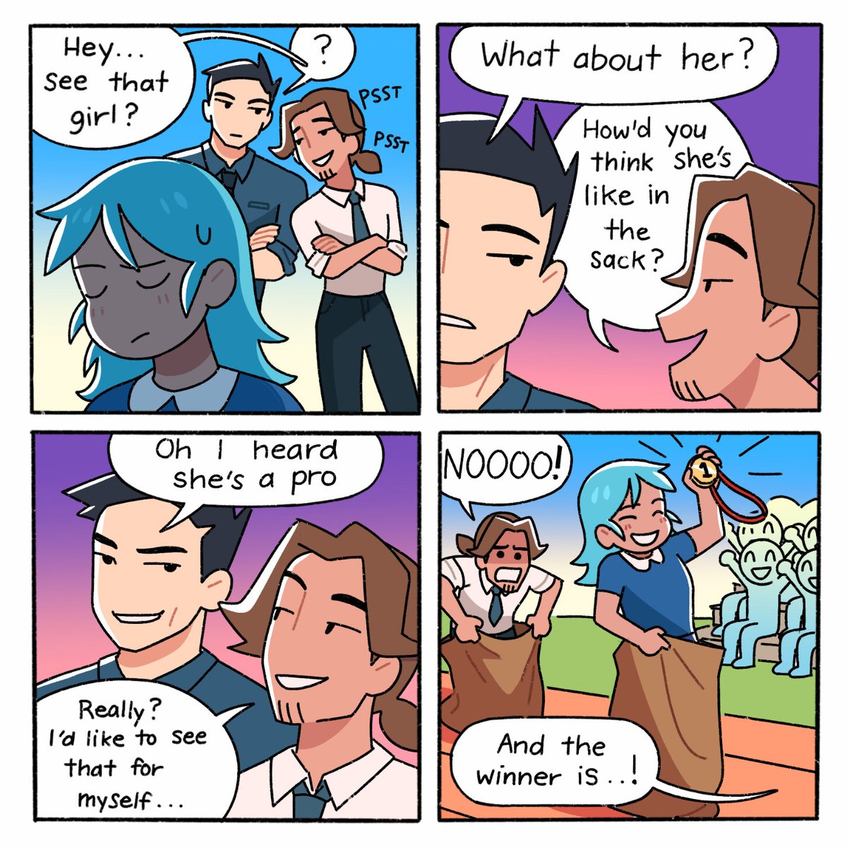 blobbynfriends's tweet image. It's not as bad as it seems 😛 #webcomic