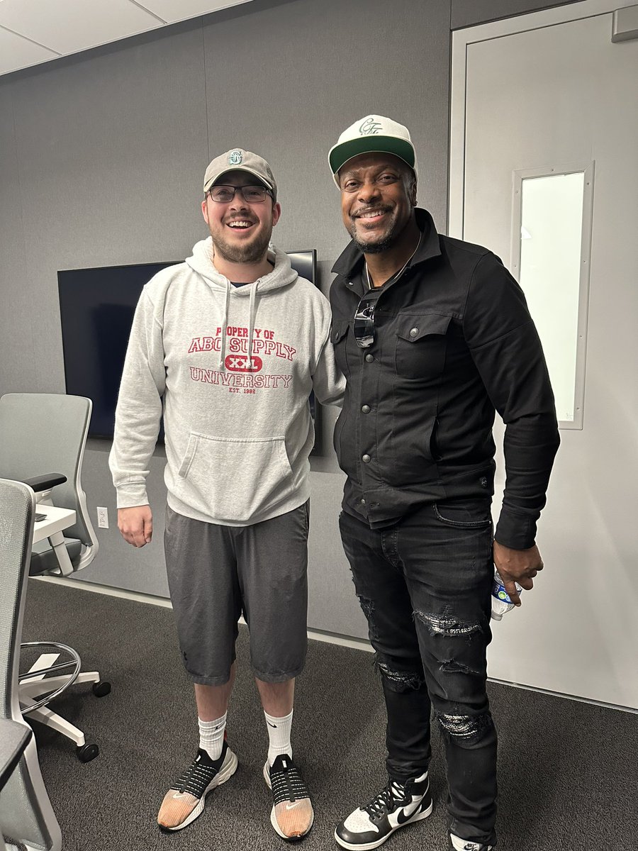 Tom (@maddenproducer) on Twitter photo Great talking to <a href="/christuckerreal/">Chris Tucker</a> while filling in today on the Mark Madden Show. Check out his show 8pm tonight at the #BenedumCenter! Tix still available! Great talking to <a href="/christuckerreal/">Chris Tucker</a> while filling in today on the Mark Madden Show. Check out his show 8pm tonight at the #BenedumCenter! Tix still available!