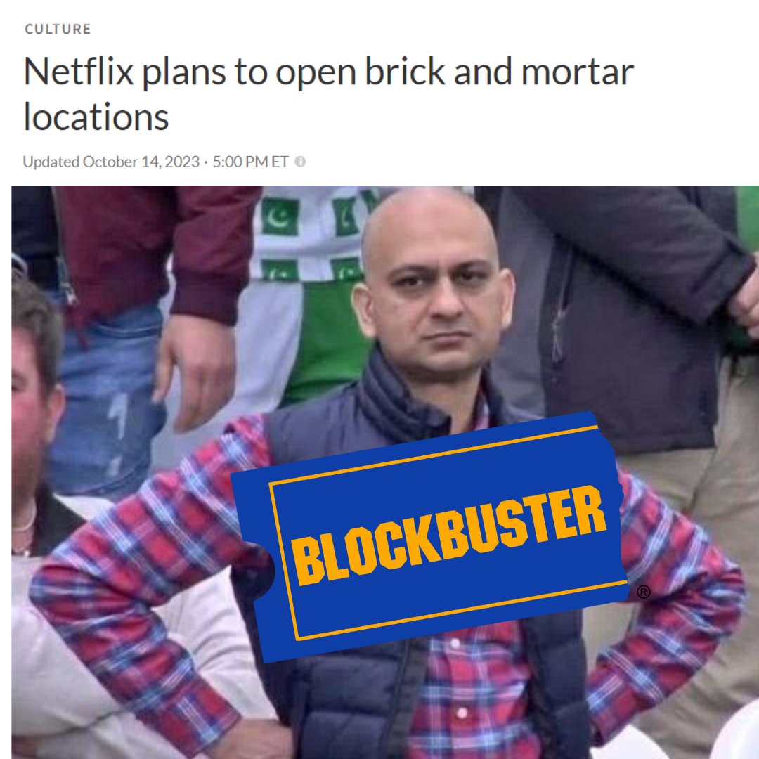 I just can't... #netflix #netflixmemes #netflixmeme #blockbuster #blockbustervideo #funnymemes #wtfmemes #wtf