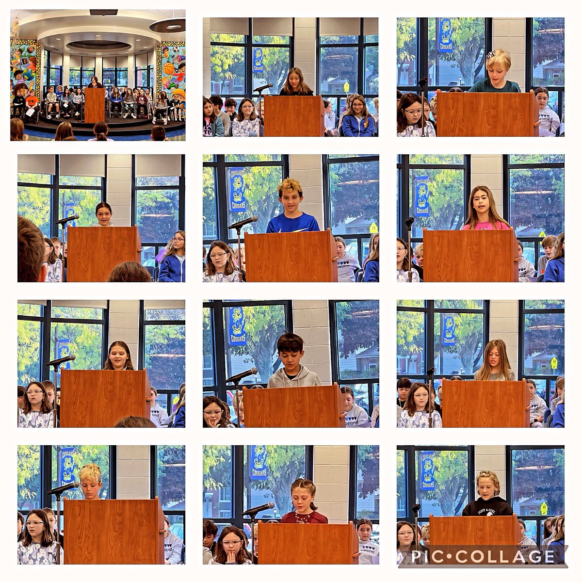 I am so proud of all the 5th graders that ran for student council officer positions today. It takes a lot of courage to put yourself out there and all the speeches were fantastic!👏👏#d70shinyapple