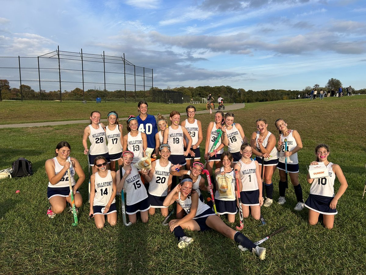 Millstone field hockey is ROLLING! After a 3-0 win on Friday, they picked up a 1-0 win over Cranbury today. Such a great group of girls on and off the field! <a href="/MillstoneMiddle/">Millstone MS</a> #proud2bmillstone