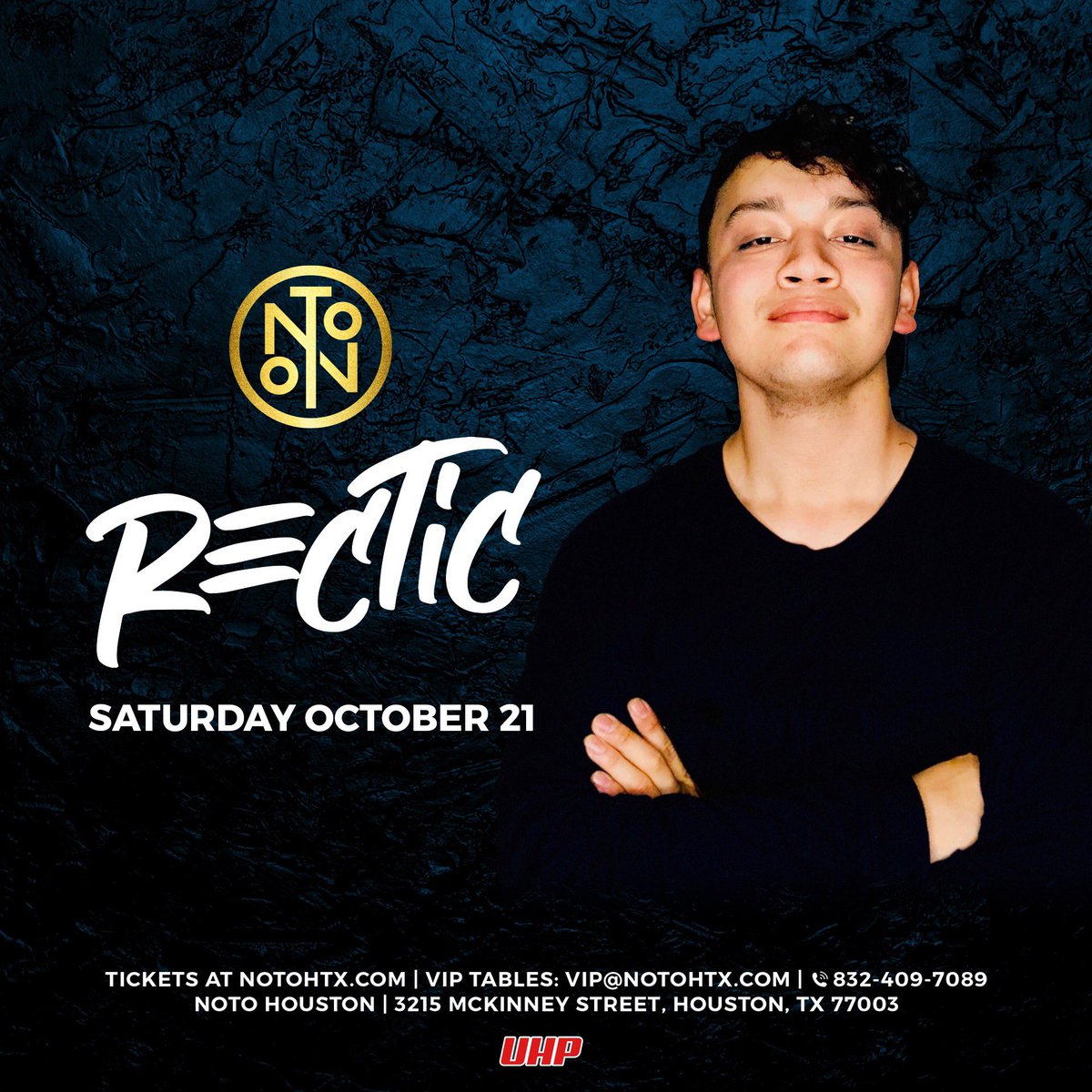 NOTOHouston's tweet photo. 🚨 We have DJ Rectic taking over this NOTO Saturday 🙌🔥 Free entry with RSVP available now!
Powered by: @uhparties
Tickets: https://t.co/hyL7HvMA39
VIP Tables: https://t.co/7jcUhLFCy5
#notohtx #houston #nightlife https://t.co/ggfTO2R0xU