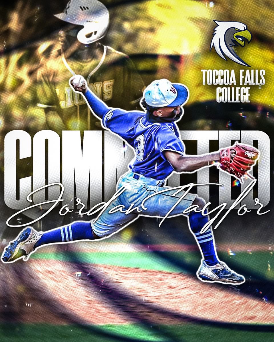 I am blessed and excited to further my academic and baseball career at Toccoa Falls College🦅!! @43jtaylor @TFC_Baseball @Coach_O_10 @GeorgiaJackets @RidgeBaseball @GDPsports